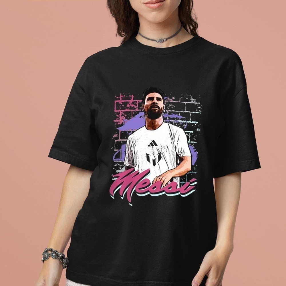 Lionel Messi Inter Miami Mural Shirt